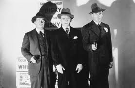 Frank McHugh, James Cagney and Humphrey Bogart as rival gangsters
