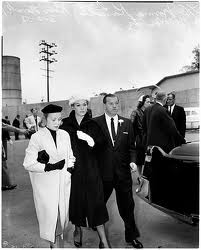 Kim Novak at Cohn's funeral