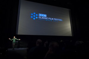 Rose McGowan introducing Notorious