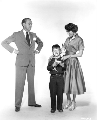 Publicity still - with Clifton Webb and Frances Dee