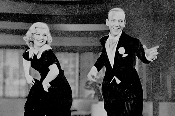 Jazz age elegance ... Fred Astaire and Ginger Rogers in Swing Time.
