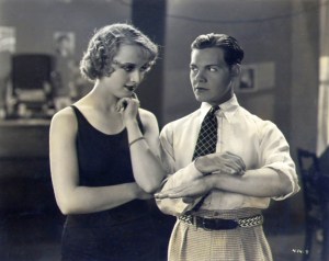 Lombard and Eddie Quillan in SHOW FOLKS