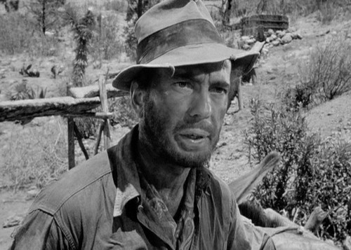 Humphrey Bogart in THE TREASURE OF THE SIERRA MADRE