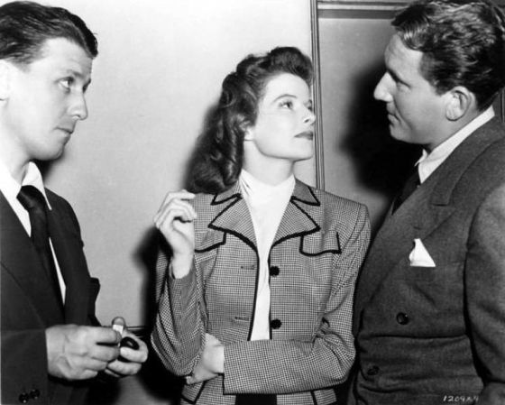 With Hepburn and Tracy on Woman of the Year