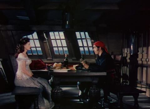 If one has to be a captive on a pirate ship, this ain't a bad deal