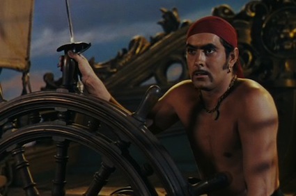 Gratuitous image 1 - Jamie aboard The Black Swan