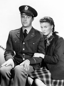 Publicity still of Milland and Rogers
