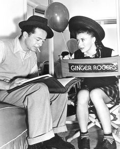 Wilder and Rogers behind the scenes