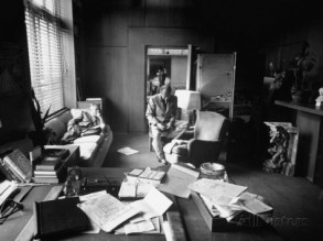 Wilder and Bracket in their office