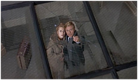 Paul points out the hole in the skylight