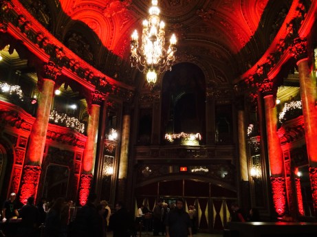 The lobby of the grand theatre