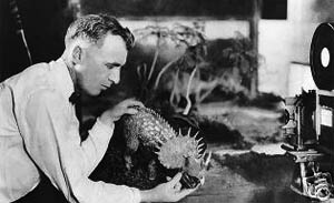 O'Brien working on a model for The Lost World