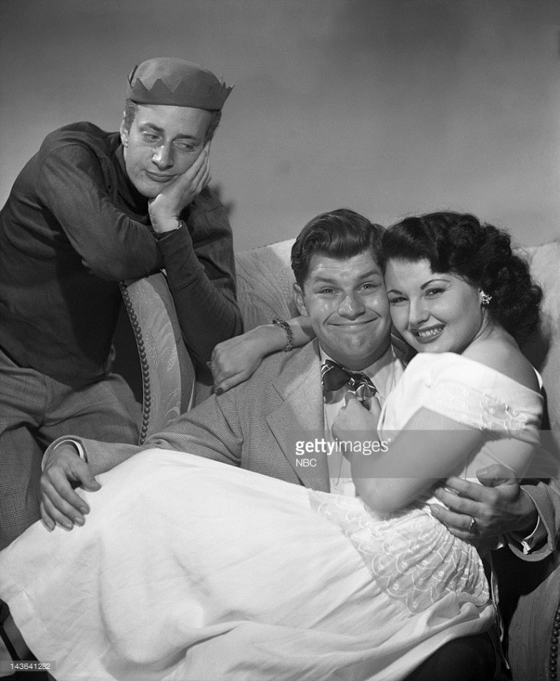 THE ADVENTURES OF ARCHIE ANDREWS -- Pictured: (l-r) Harlan Stone as Jughead Jones, Bob Hastings as Archie Andrews, Gloria Mann as Veronica Lodge -- (Photo by: NBC/NBCU Photo Bank)