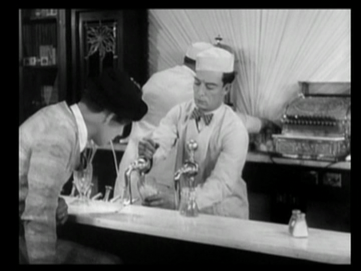 Ronald makes a mess of things as a soda jerk