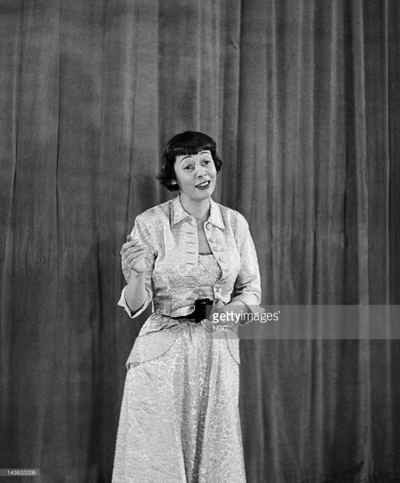 Imogene during the first episode of "Your Show of Shows" 