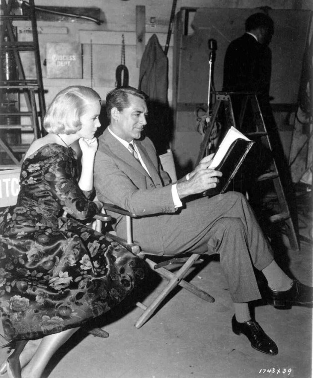 Eva Marie and Cary on set