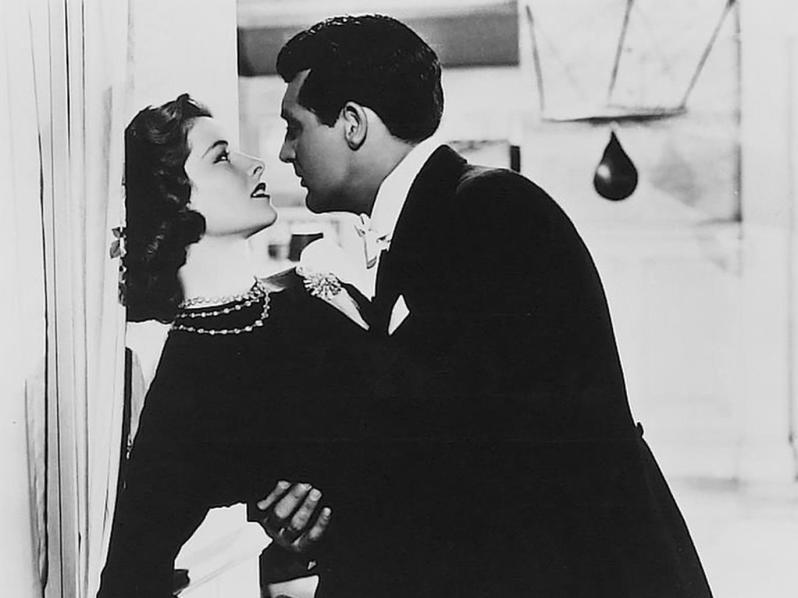 Katharine Hepburn and Cary Grant in Holiday - IMO their most romantic pairing.