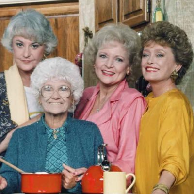 LEVLO Borsa a tracolla in tela Golden Girl per i fan dei programmi